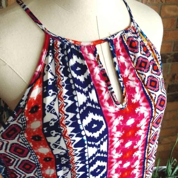 the impeccable pig Beach Colorful Print Halter B3 - Picture 2 of 7